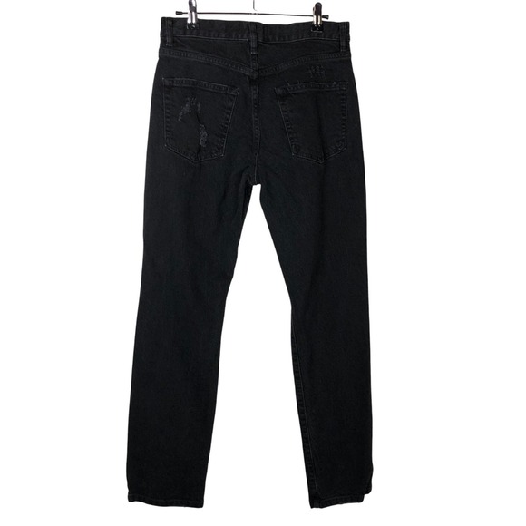 We the Free Bren Boyfriend Jean Size 25 Black Grunge Goth Indie Sleeze - Picture 3 of 16
